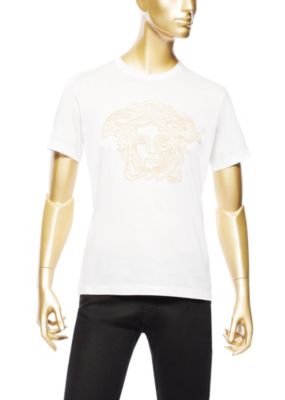 Versace Herren Gesticktes Medusa T-Shirt