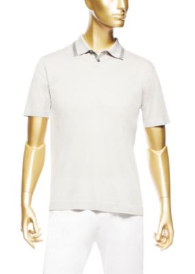 Versace Herren Poloshirt mit Greca-Kragen