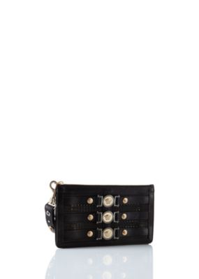 Versace Women "Signature" Icon Perforated Clutch