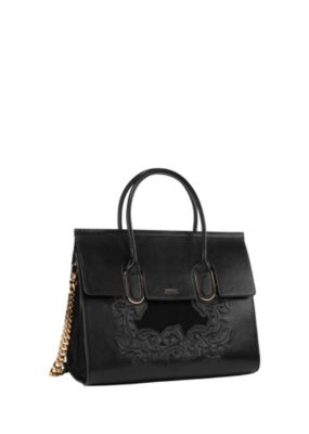 Versace Baroque Embossed Vintage Bag
