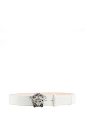 Versace Men Belt with Medusa Head Buckle