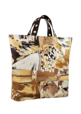 Versace Men Safari Jungle Printed Tote