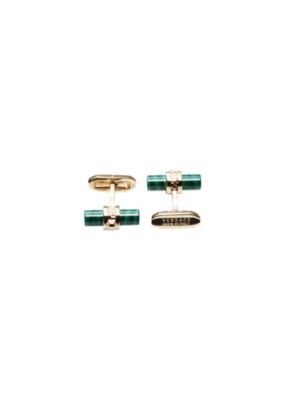 Versace Men Semiprecious Stone Cuff Links