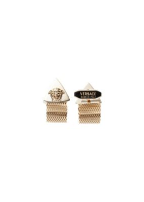 Versace Men Medusa And Mesh Cuff Links