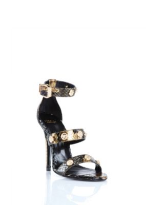 Versace Damen Sandale aus Python "Signature&ldquo;