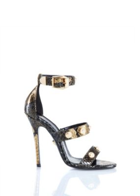 Versace Women "Signature" Python Sandal