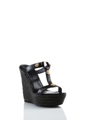 Versace Damen "Signature" Wedges-Sandaletten