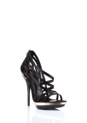 Versace Damen Cut-Out-Plateau-Sandalette