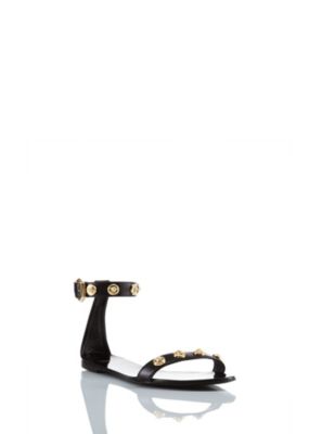 Versace Damen &bdquo;Signature&ldquo; flache Sandale