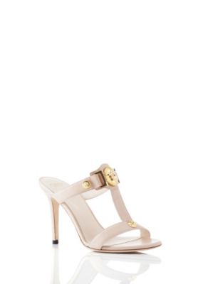 Versace Damen "Signature" T-Strap-Sandaletten