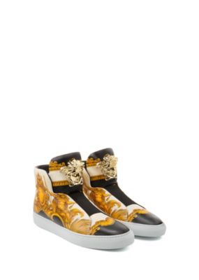 Versace Men Men Palazzo Tigris print hi-top sneaker