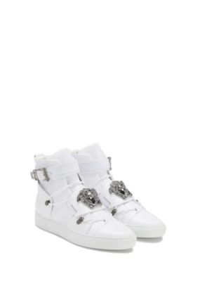 Versace Men Men Palazzo Leather Sneakers