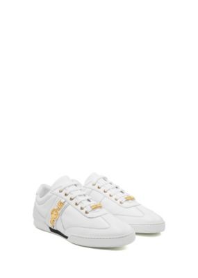 Versace Men Men Signature leather sneakers