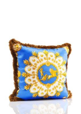 Versace Home Collection Apollo Cushion - Blue/Black