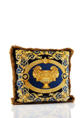 Versace Home Collection Le Vase Baroque Cushion - Red/Blue