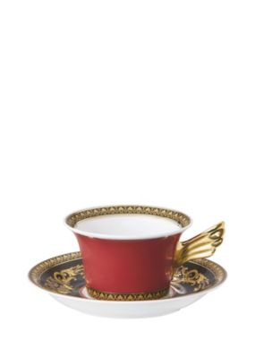 Versace Home Collection Medusa Tea Cup & Saucer