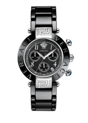 Versace Women Watches Black Reve Ceramic