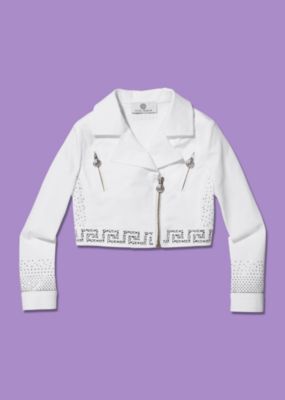 Young Versace M&auml;dchen Leichte Jacke mit Short-Cut