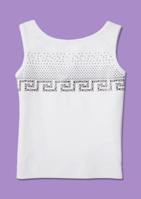 Young Versace M&auml;dchen Top mit Glitzer-Dekor