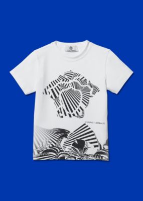 Young Versace Jungs Extravagantes Print-Shirt