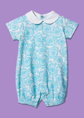 Young Versace Baby Strampler mit Barock-Dessin
